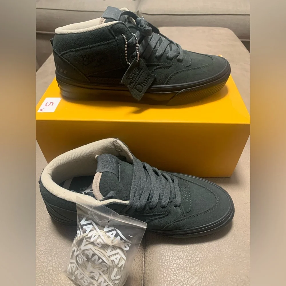 Vans Gray Dime Ash Skate Half Cab Suede Sneaker Shoes NEW Mens Size 6.5 - Picture 7 of 10